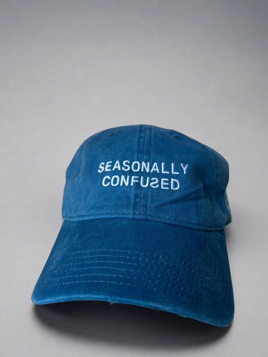 The 'Seasonally Confused' Dad Hat - Blue