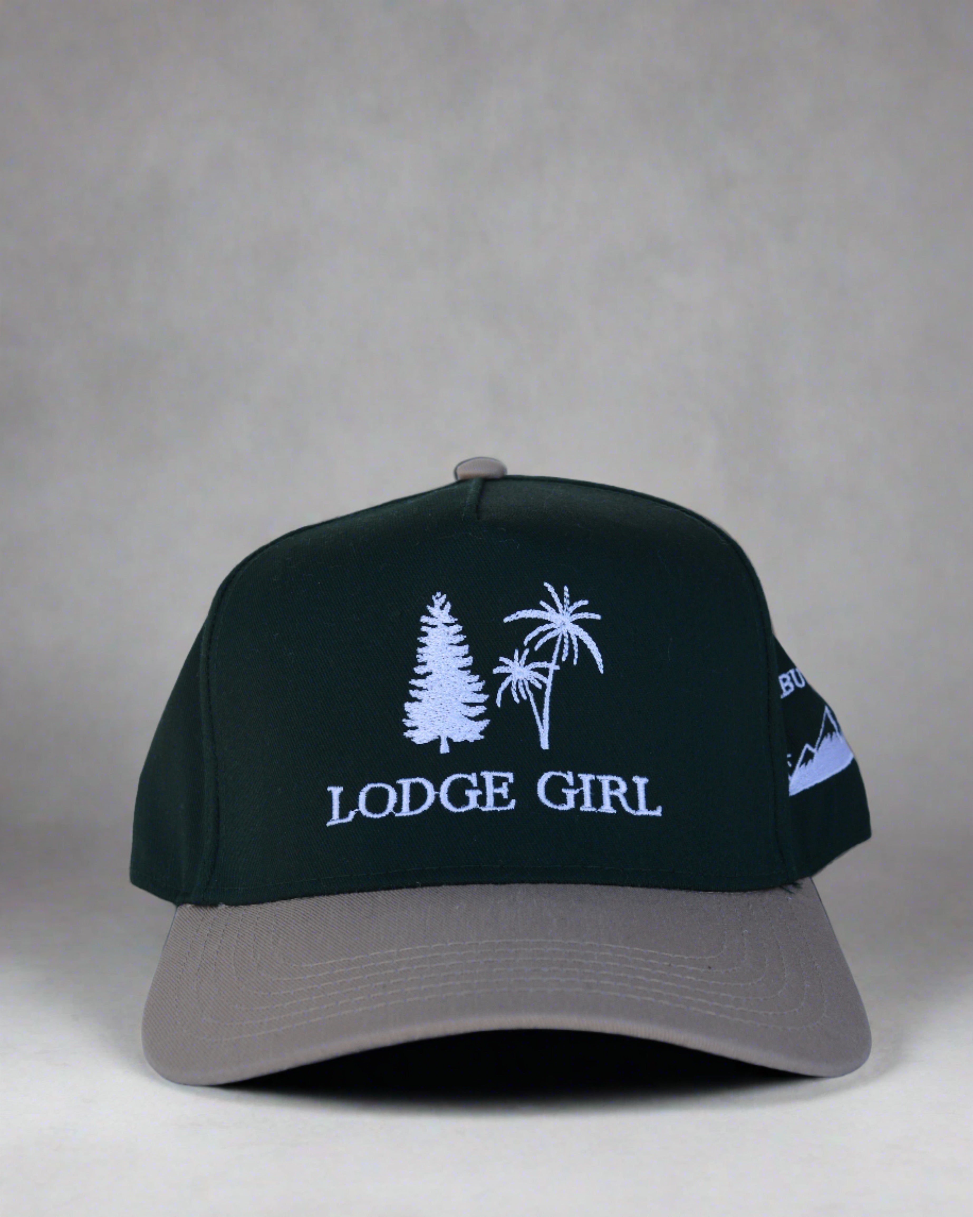 The 'Lodge Girl' Hat - Evergreen/Sand