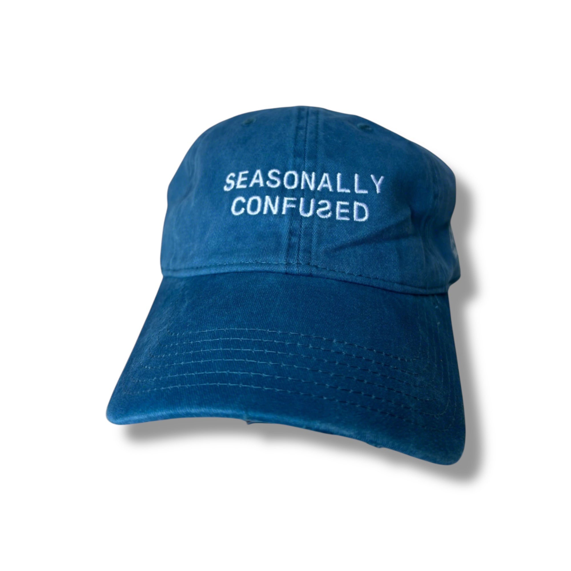 The 'Seasonally Confused' Dad Hat - Blue