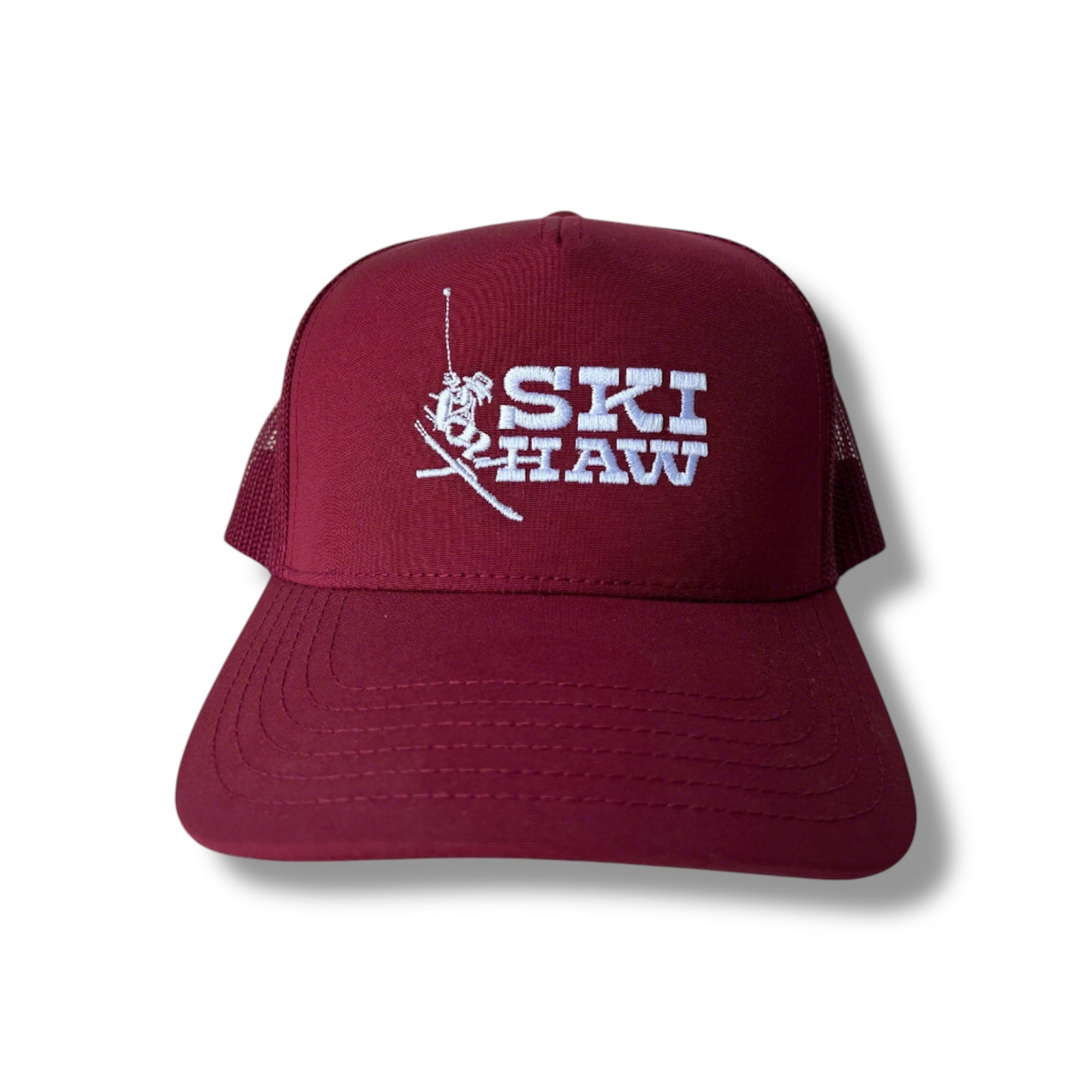 The 'SKI HAW' Hat - Maroon