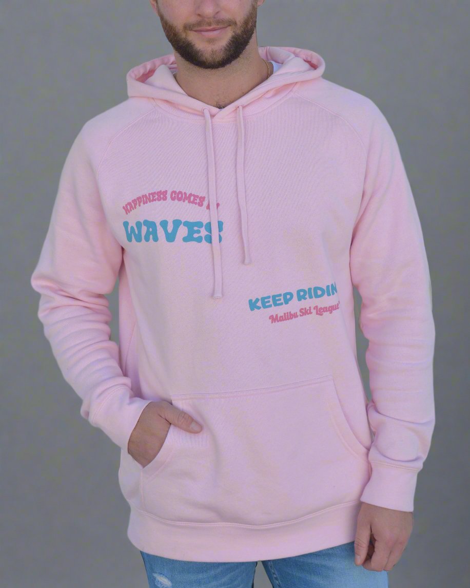 "Keep Riding" Hoodie - Smooth Pink