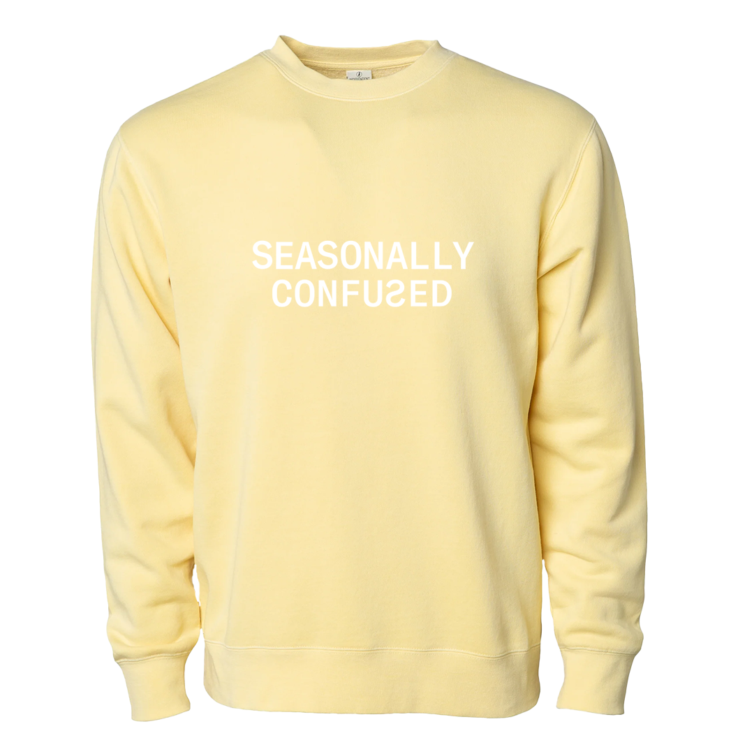 "Seasonally Confused" Crew - Happy Yellow